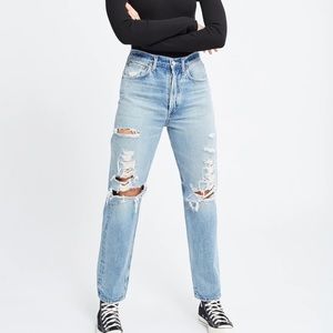 Agolde 90s Ripped Loose Fit Jeans